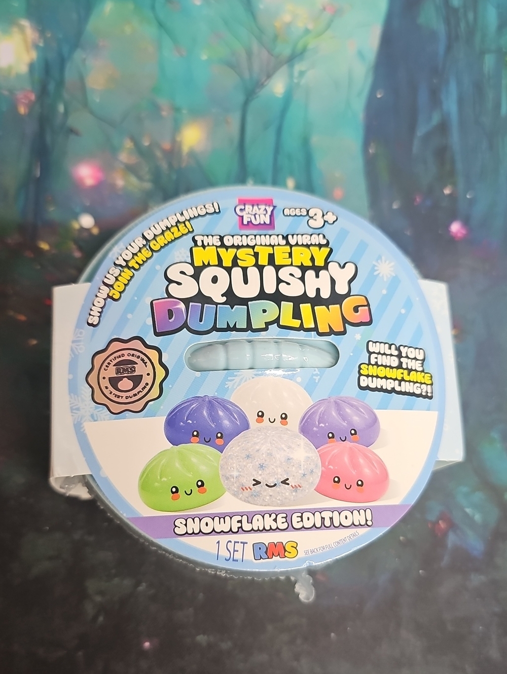 RMS Mystery Squishy Dumpling – Snowflake Edition 🥟❄️